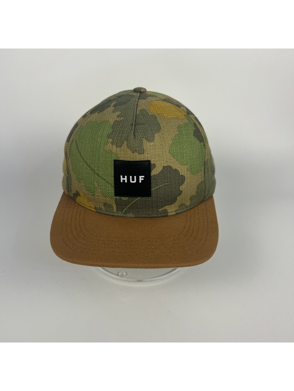 HUF Hat-Green Camouflage/leaves-Snapback